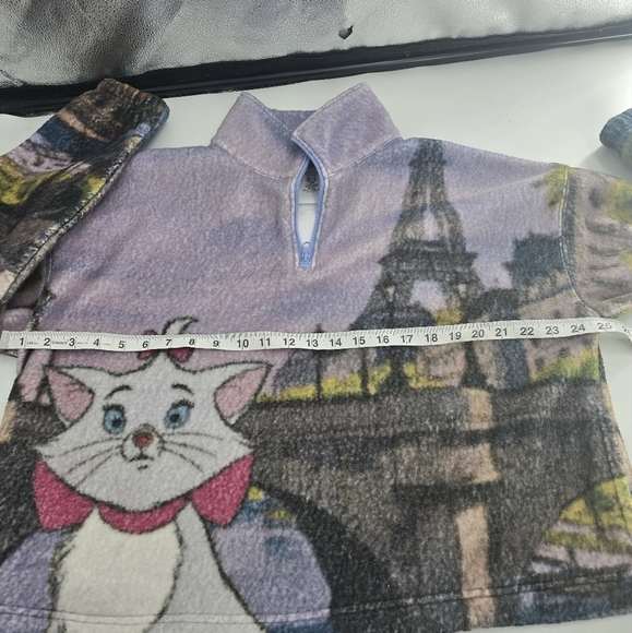 Disney Store Marie Fleece Sweater Pullover Aristocats Cat Women's Size large - Picture 9 of 11